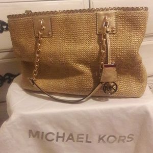 Michael Kors wicker purse